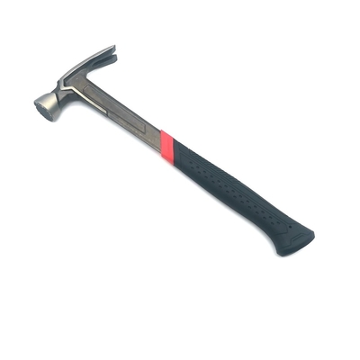 20oz Straight Claw Hammer with Magnetic Nail Starter, One-piece Steel Design Framing Hammer with Large Striking Face
